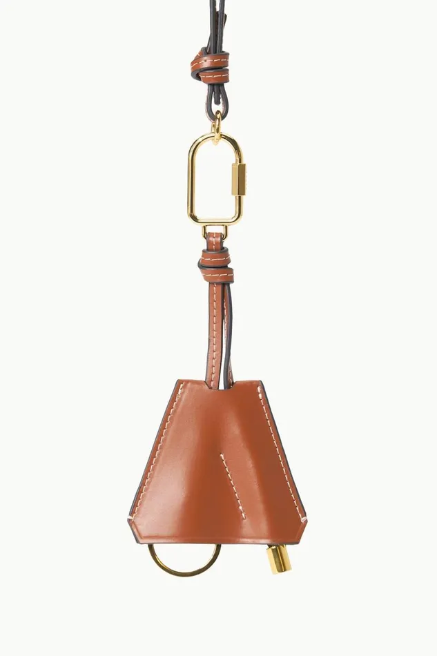 STAUD Small Leather Goods Women STAUD SAFETY WHISTLE KEY FOB TAN STAUD Small Leather Goods Women STAUD SAFETY WHISTLE KEY FOB TAN
