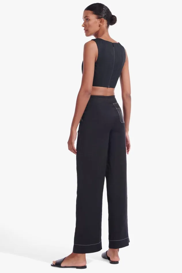 STAUD Tops Women STAUD ALICE TOP BLACK STAUD Tops Women STAUD ALICE TOP BLACK