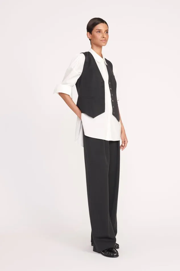 STAUD Tops Women STAUD BRETT VEST NAVY STAUD Tops Women STAUD BRETT VEST NAVY