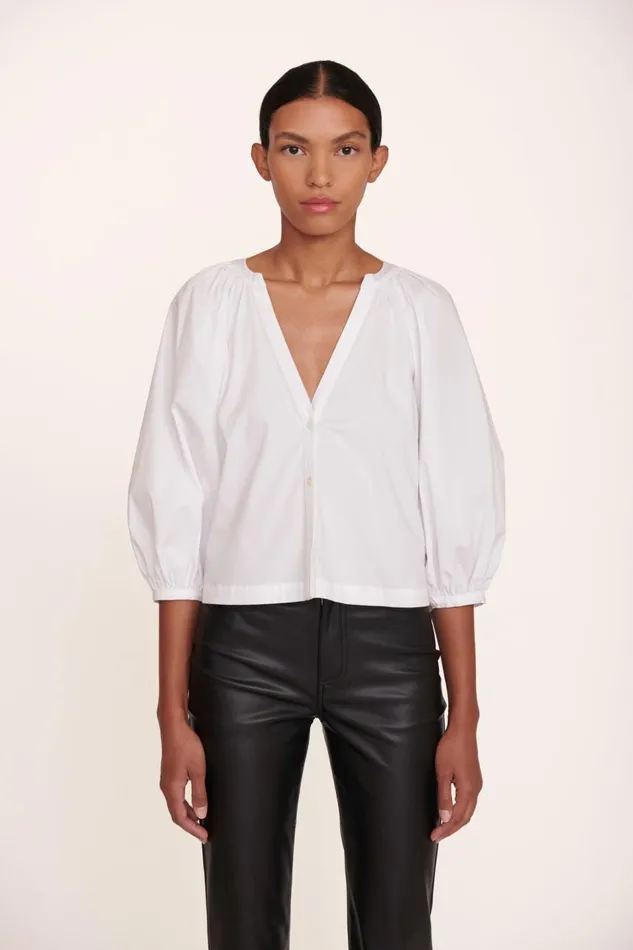 STAUD Tops Women STAUD NEW DILL TOP WHITE