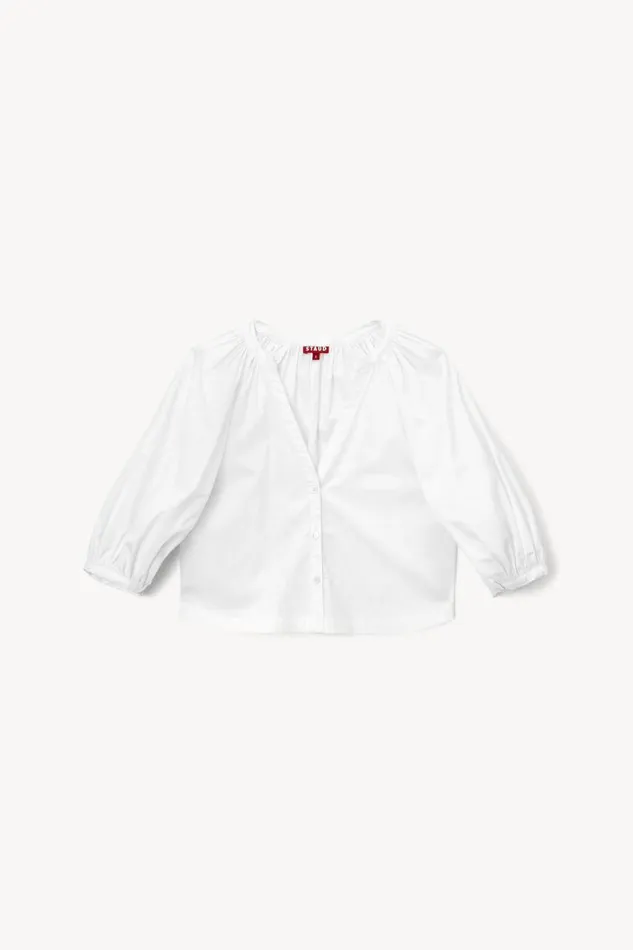 STAUD Tops Women STAUD NEW DILL TOP WHITE STAUD Tops Women STAUD NEW DILL TOP WHITE