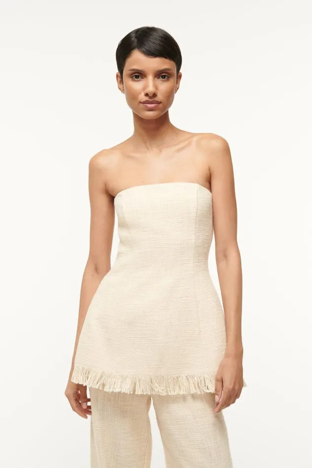 STAUD Tops Women STAUD SILVIA TOP IVORY