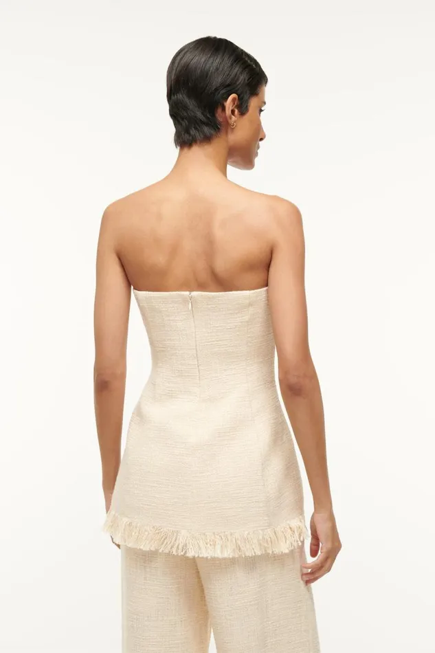 STAUD Tops Women STAUD SILVIA TOP IVORY STAUD Tops Women STAUD SILVIA TOP IVORY