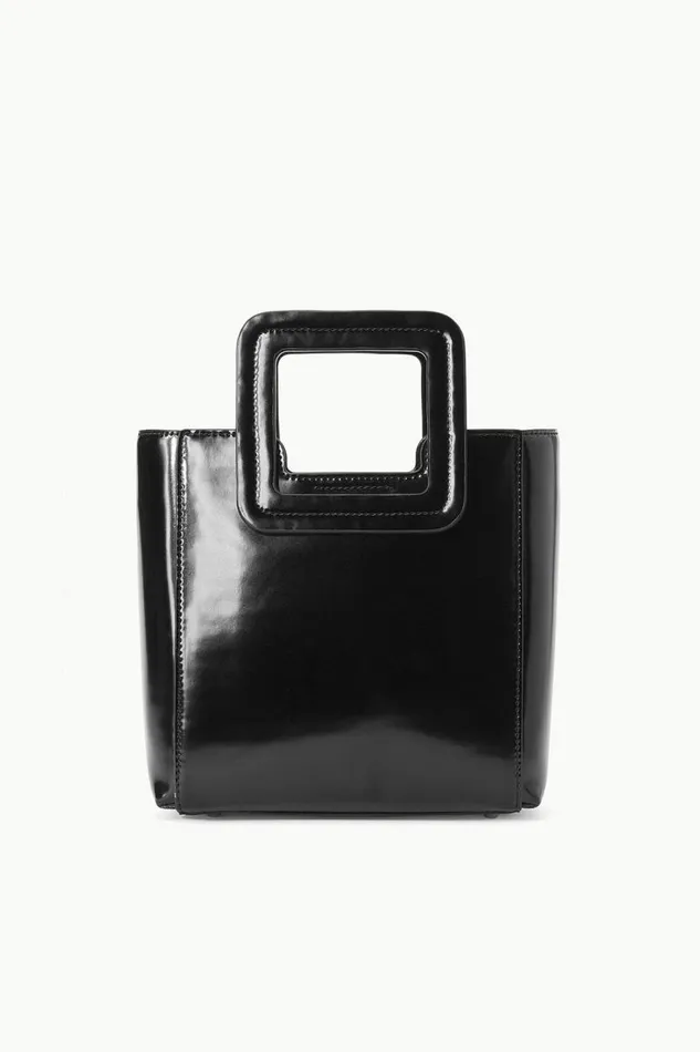 STAUD Totes Women STAUD MINI SHIRLEY LEATHER BAG BLACK STAUD Totes Women STAUD MINI SHIRLEY LEATHER BAG BLACK