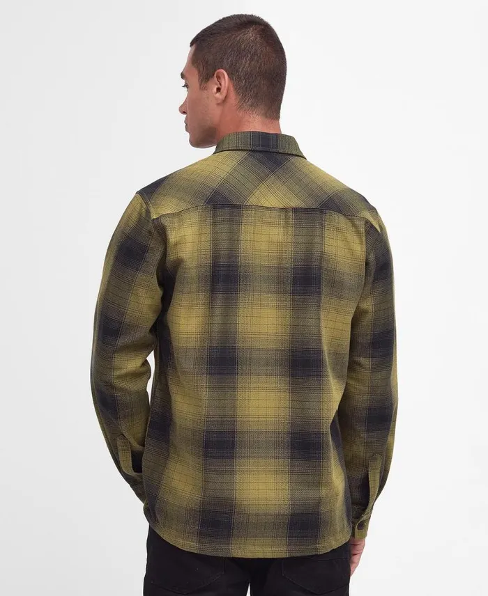 Stoke Overshirt Archive Olive Men Barbour Overshirts