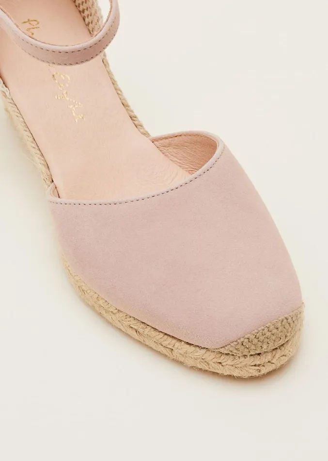 Strap Wedge Espadrille Neutral Women Phase Eight Heels