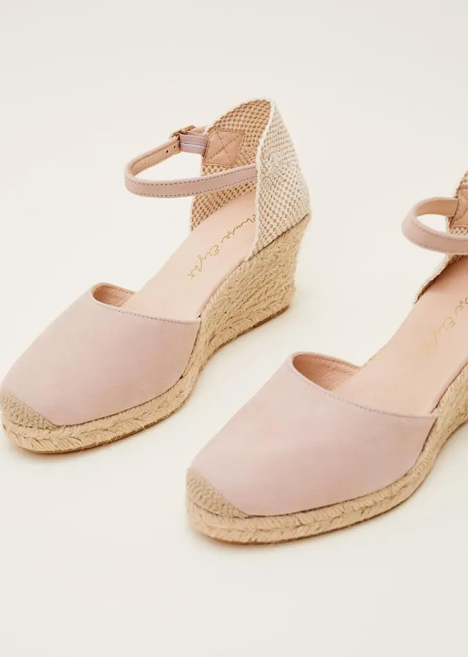 Strap Wedge Espadrille Neutral Women Phase Eight Heels