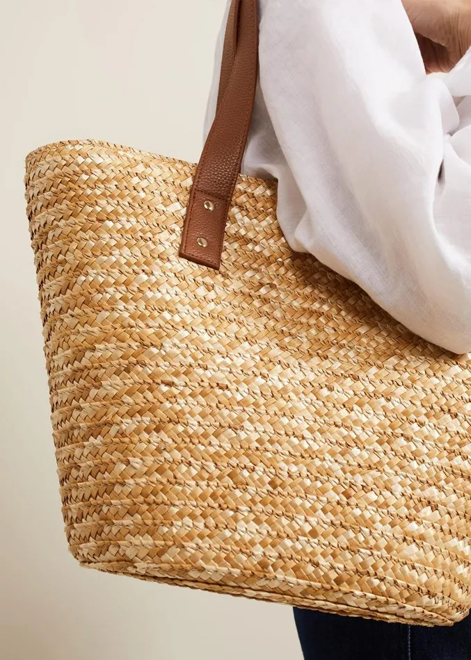 Straw Shoulder Bag Neutral Women Phase Eight Bags and Clutches