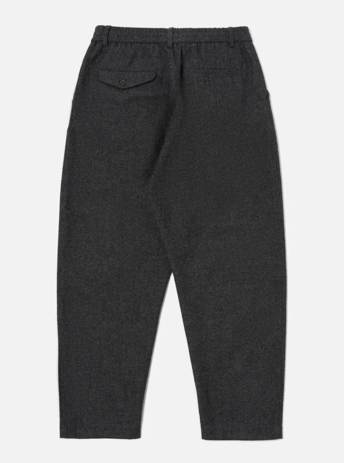 Suiting Men Universal Works Universal Works Pleated Track Pant In Grey Anders Wool Upcycled