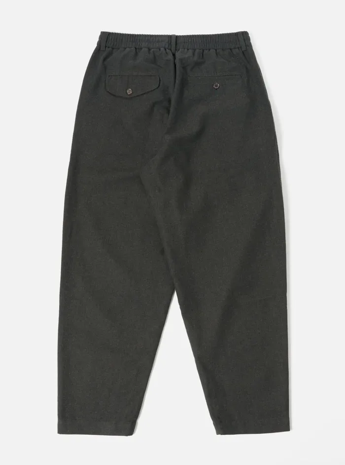 Suiting Men Universal Works Universal Works Pleated Track Pant In Olive Upcycled Italian Tweed