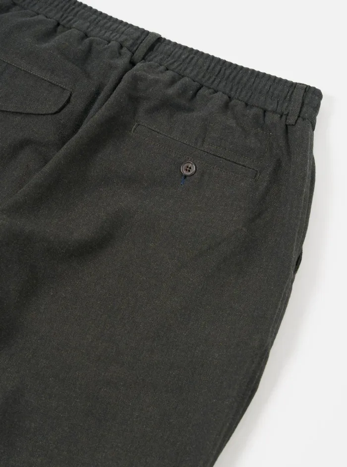 Suiting Men Universal Works Universal Works Pleated Track Pant In Olive Upcycled Italian Tweed