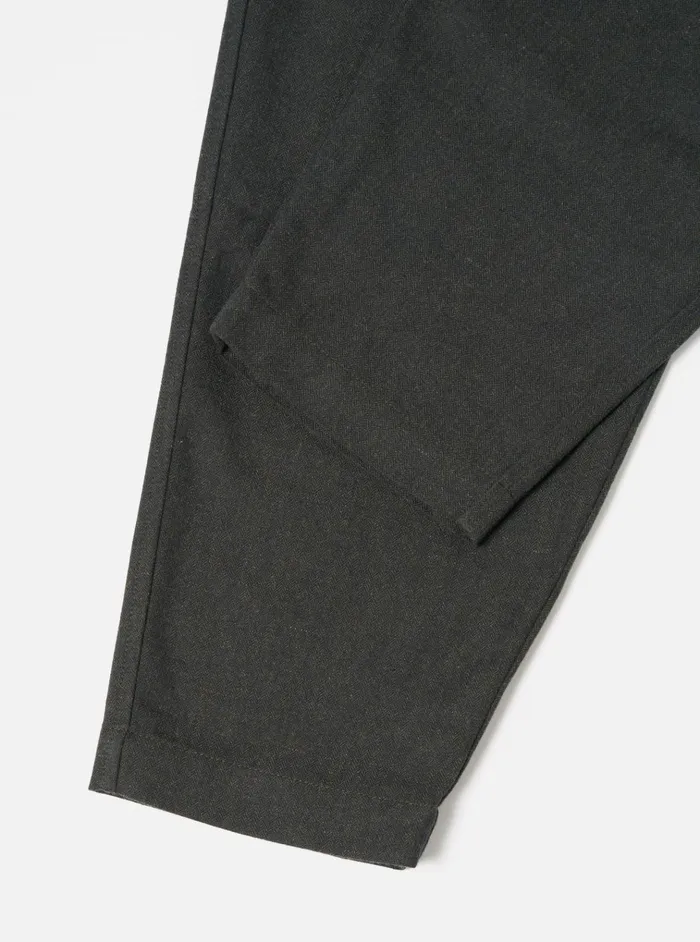Suiting Men Universal Works Universal Works Pleated Track Pant In Olive Upcycled Italian Tweed