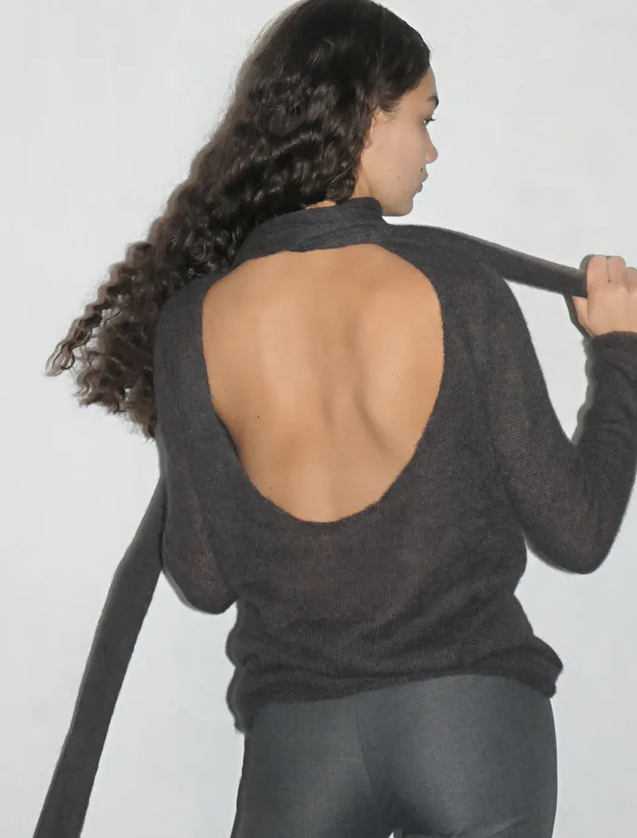 Sulia Dark Grey Women Paloma Wool Knits