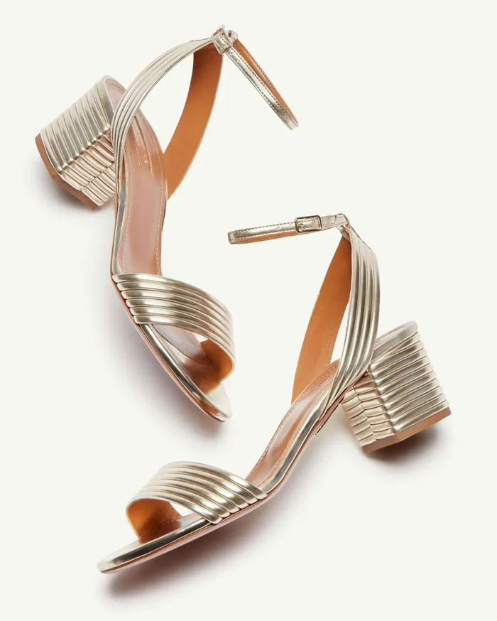 Sundance Sandal 50 Gold Women Aquazzura Essentials Sundance Sandal 50 Gold Women Aquazzura Essentials