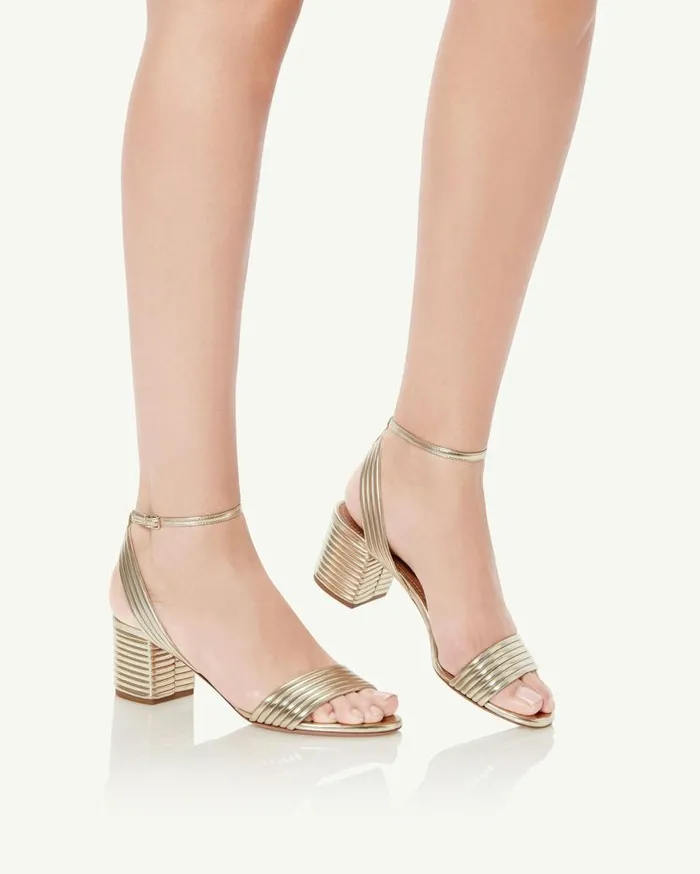 Sundance Sandal 50 Gold Women Aquazzura Essentials Sundance Sandal 50 Gold Women Aquazzura Essentials