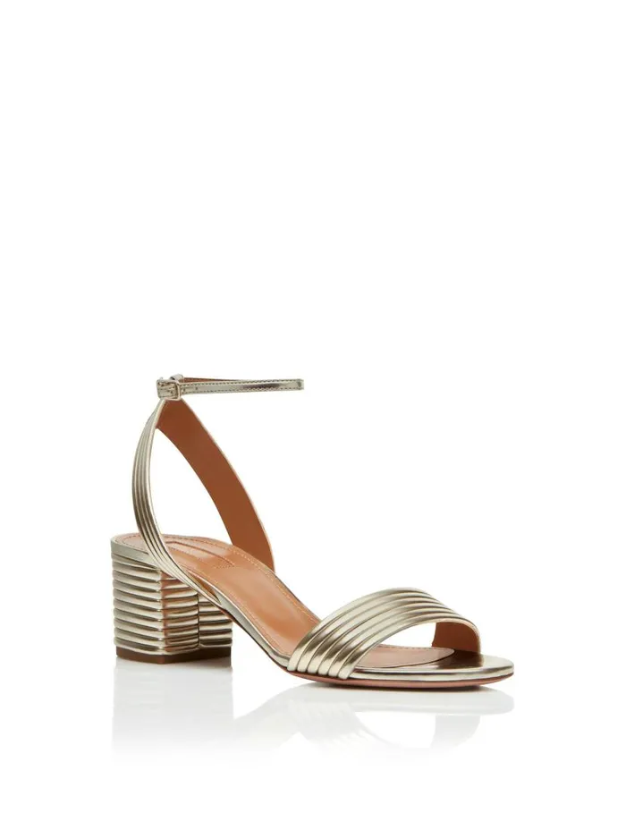 Sundance Sandal 50 Gold Women Aquazzura Essentials Sundance Sandal 50 Gold Women Aquazzura Essentials