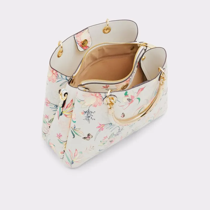 Surgoinee White Multi Women ALDO Tote Bags