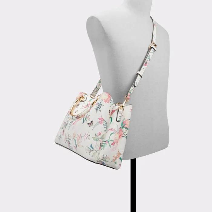 Surgoinee White Multi Women ALDO Tote Bags