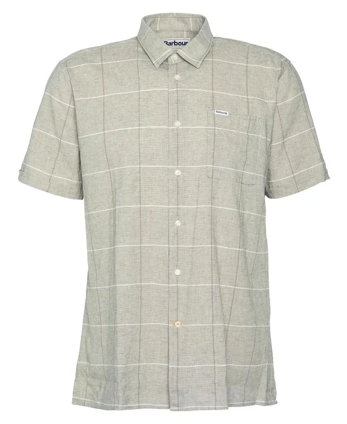 Swaledale Regular Shirt Olive Men Barbour Shirts