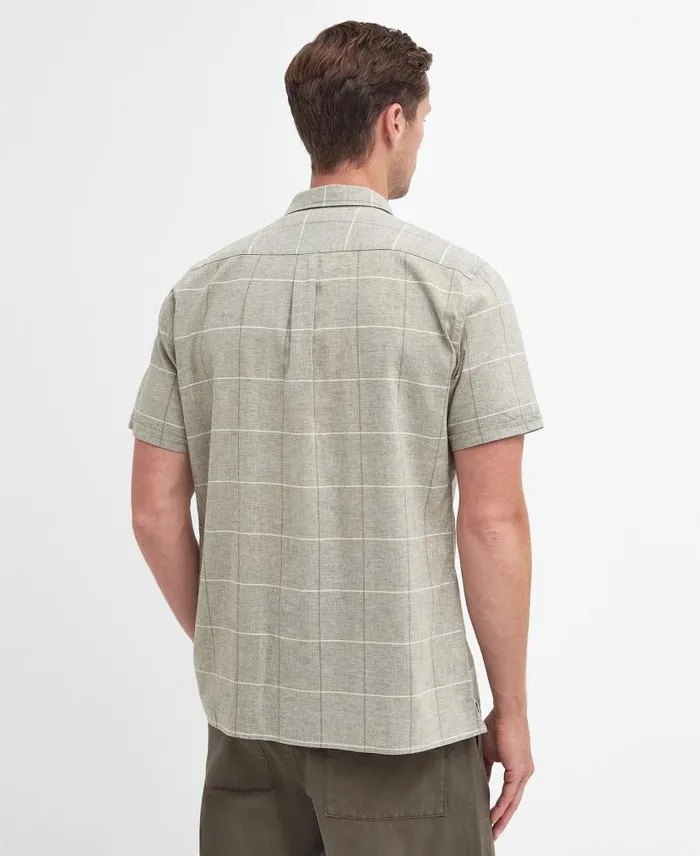 Swaledale Regular Shirt Olive Men Barbour Shirts