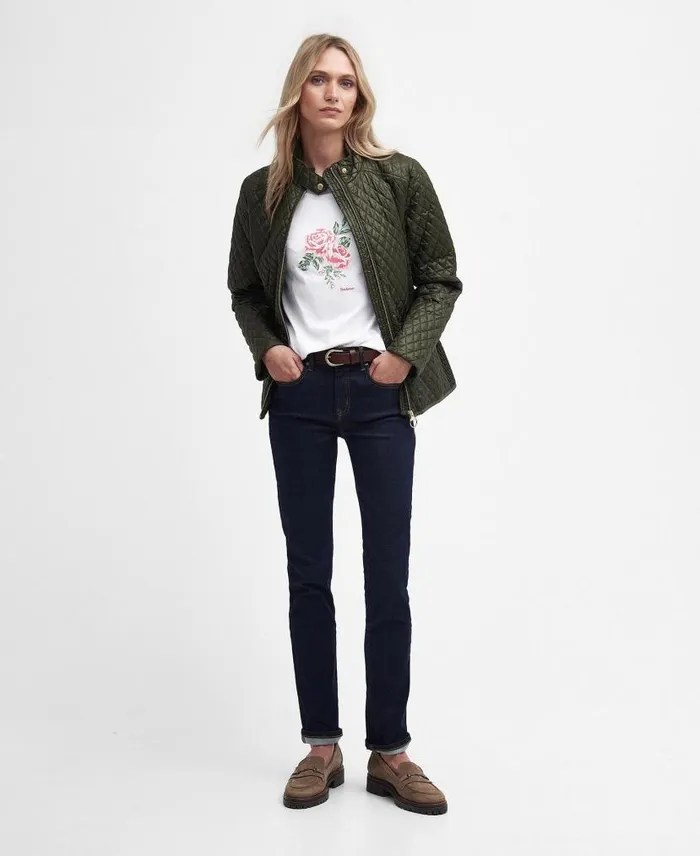 Swallow Quilted Jacket Olive Women Barbour Quilted Jackets