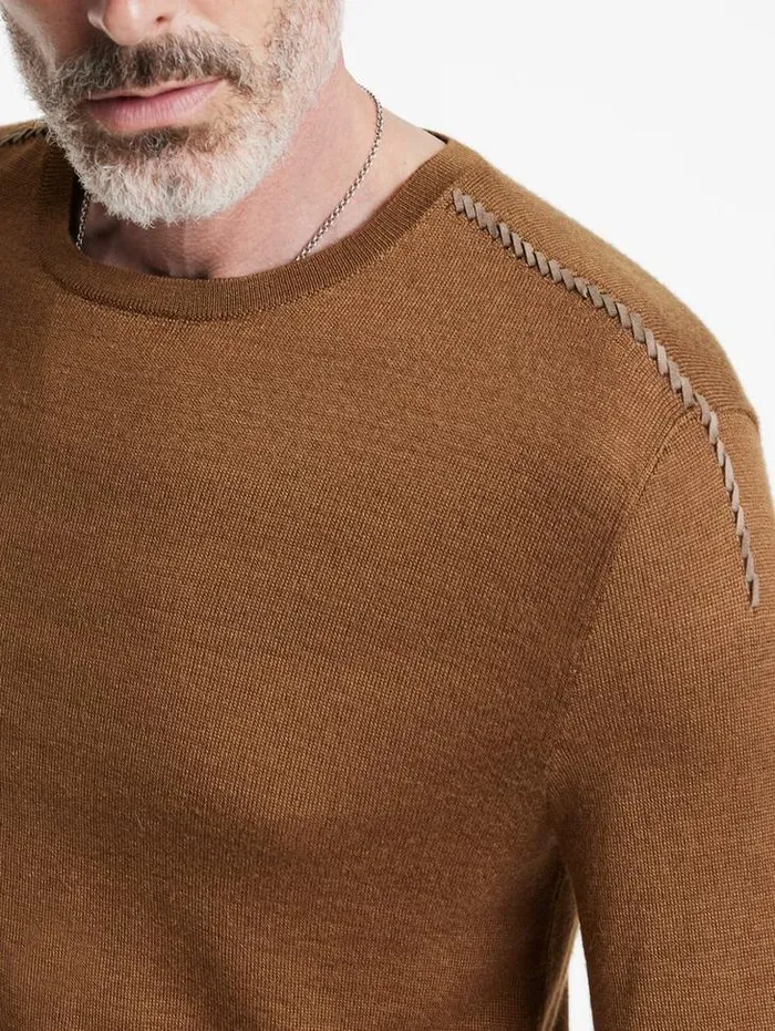 Sweaters Men John Varvatos NOVAS CREW Black