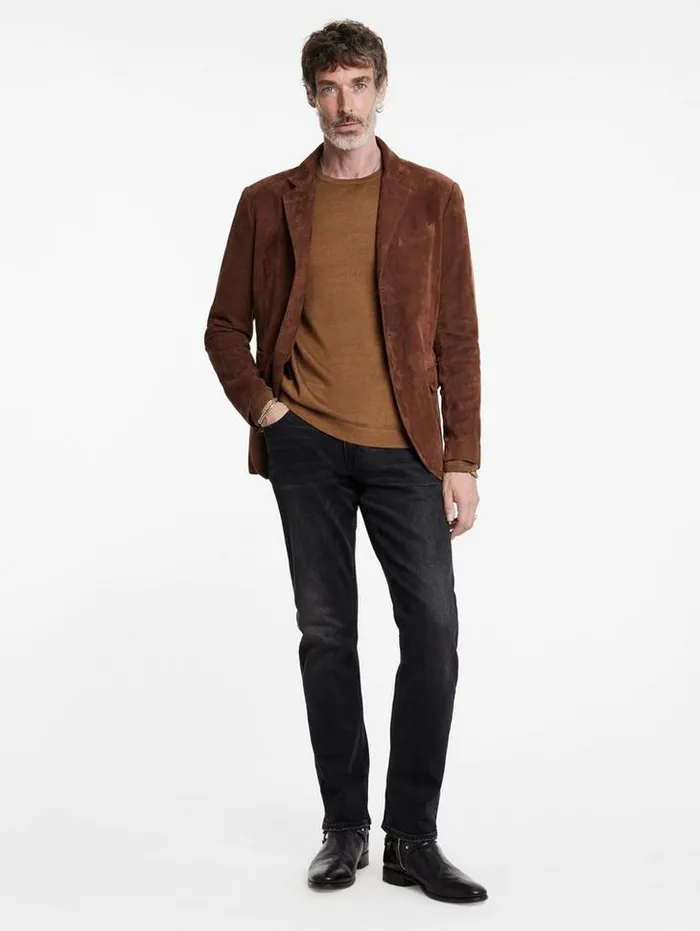 Sweaters Men John Varvatos NOVAS CREW Black