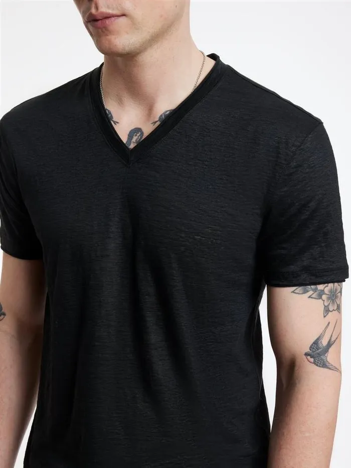 TShirts Men John Varvatos WOOSTER VNECK Black