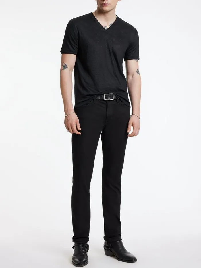 TShirts Men John Varvatos WOOSTER VNECK Black