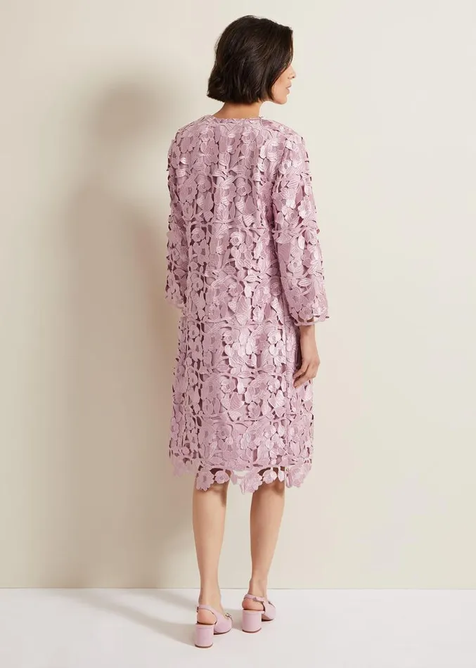 Tallula Lace Coat Pink Women Phase Eight Jackets