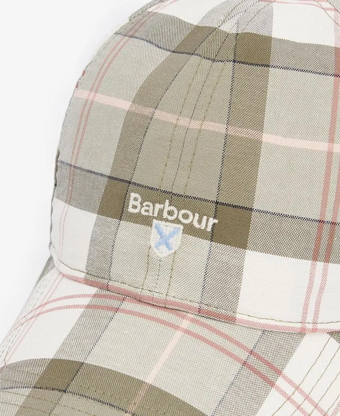 Tartan Sports Cap Glenmore Olive Men Barbour Hats