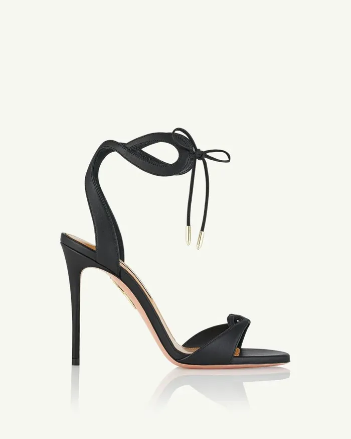 Tessa Sandal 105 Black Women Aquazzura Sandals Tessa Sandal 105 Black Women Aquazzura Sandals