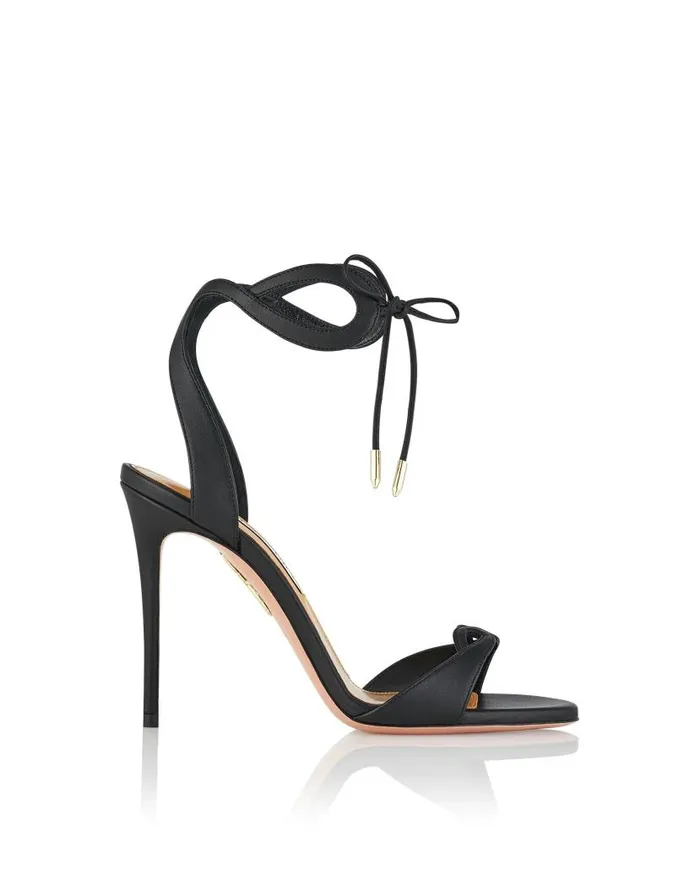 Tessa Sandal 105 Black Women Aquazzura Sandals Tessa Sandal 105 Black Women Aquazzura Sandals