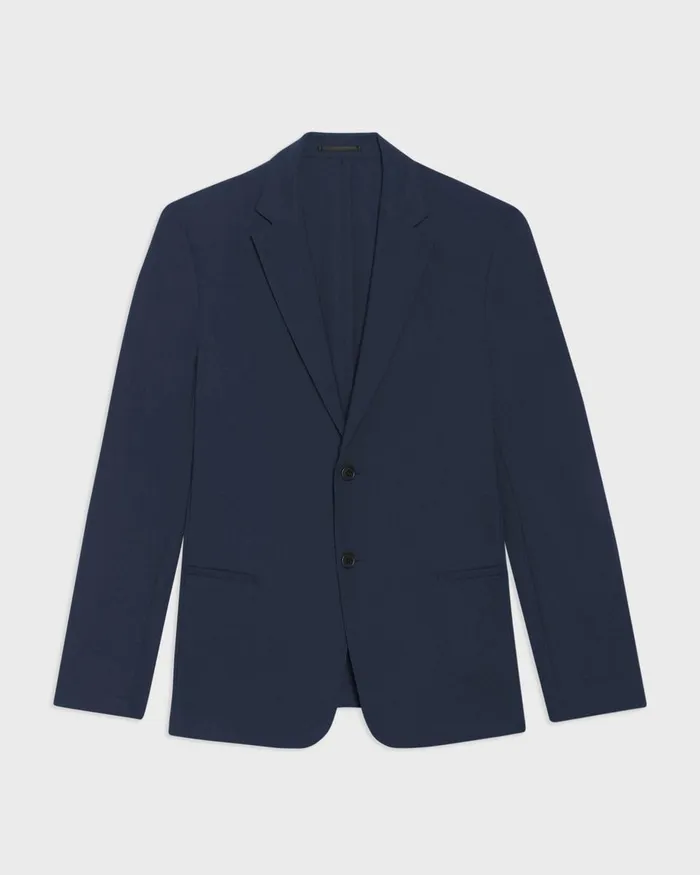 Theory Blazers Jackets Clinton Blazer In Precision Ponte Baltic 8211 Men