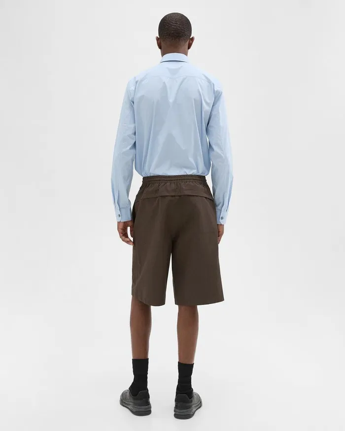 Theory Pants CottonBlend PullOn Short Deep Tundra 8211 Men