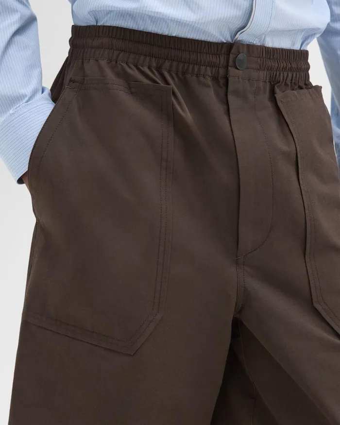 Theory Pants CottonBlend PullOn Short Deep Tundra 8211 Men