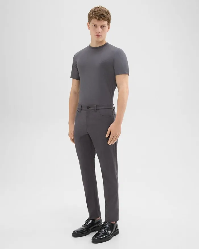 Theory Pants Raffi 5Pocket Pant In Neoteric Twill Dark Grey 8211 Men