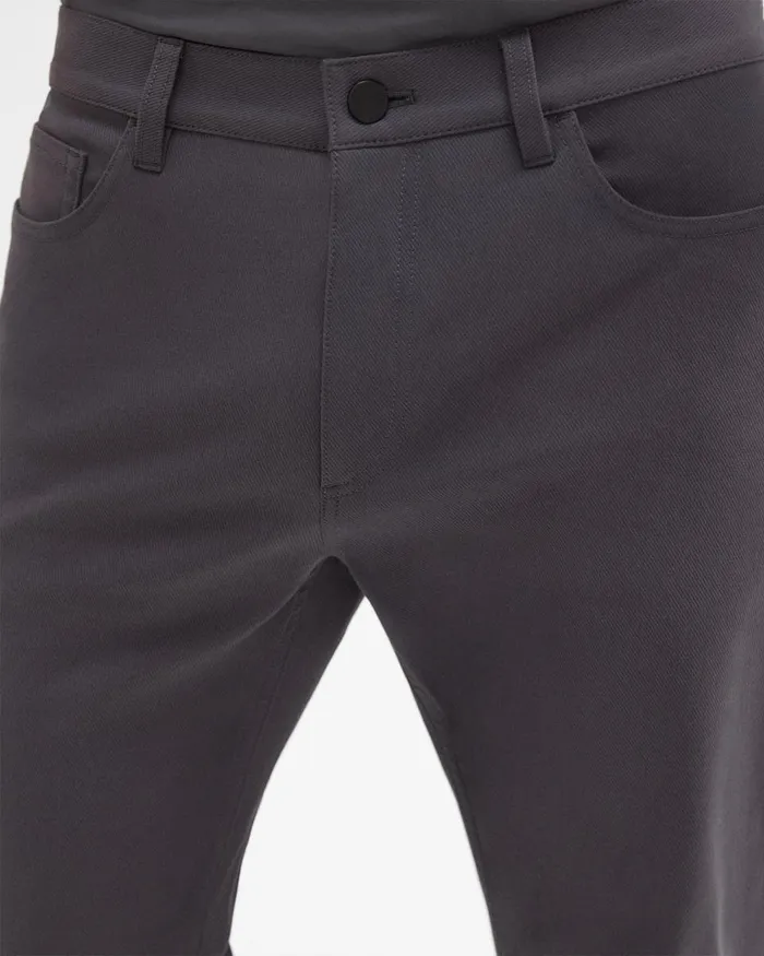 Theory Pants Raffi 5Pocket Pant In Neoteric Twill Dark Grey 8211 Men