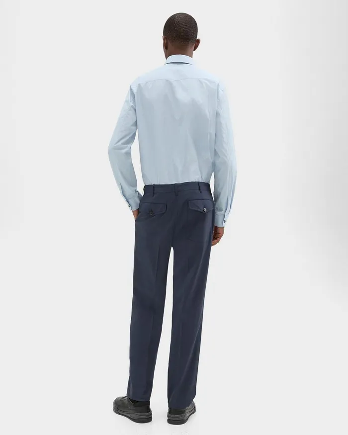 Theory Pants Relaxed Virgin Wool Pant Inkwell 8211 Men