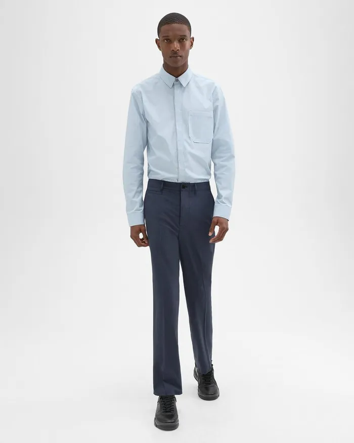 Theory Pants Relaxed Virgin Wool Pant Inkwell 8211 Men