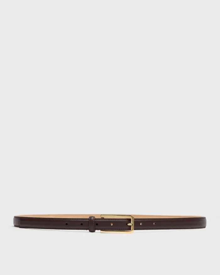 Theory Shoes Leather Belt Bordeaux 8211 Women