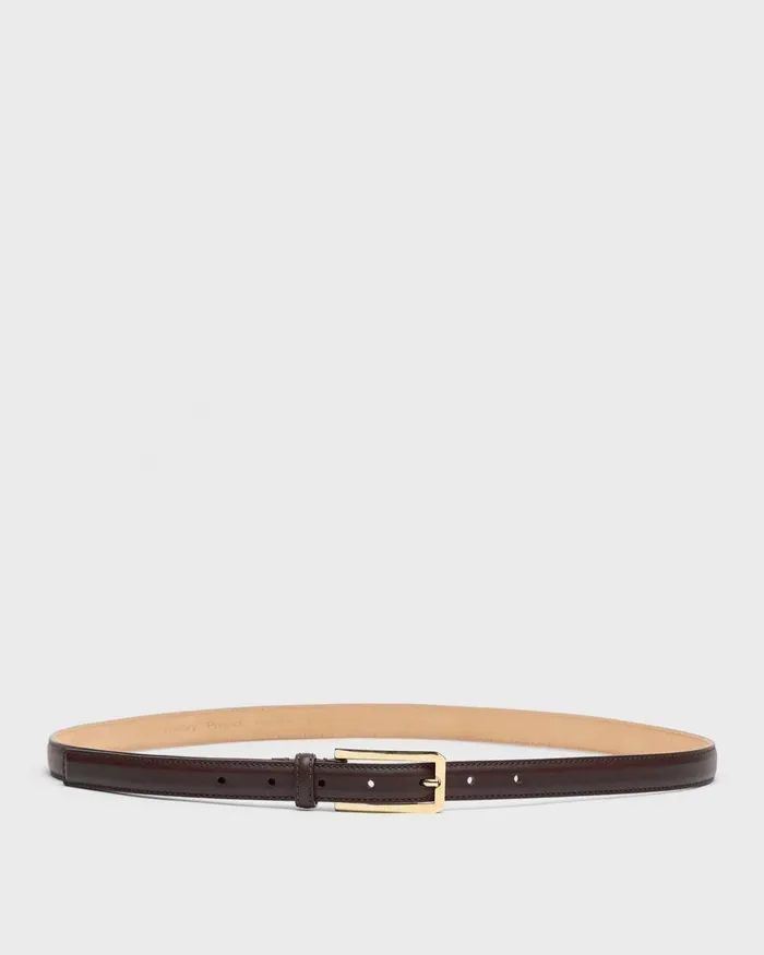 Theory Shoes Leather Belt Bordeaux 8211 Women
