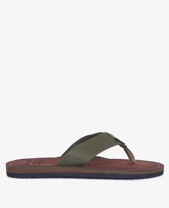 Toeman Beach Sandal Black Men Barbour Sandals