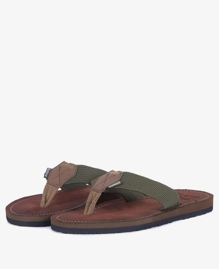 Toeman Beach Sandal Black Men Barbour Sandals