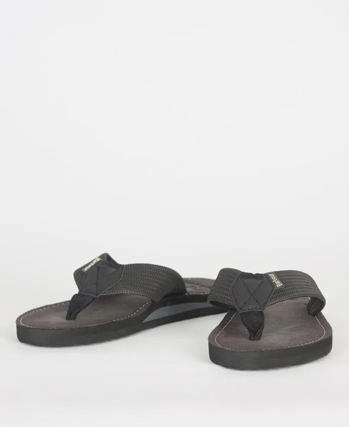 Toeman Beach Sandal Black Men Barbour Sandals