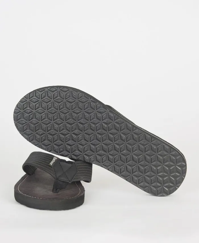 Toeman Beach Sandal Black Men Barbour Sandals