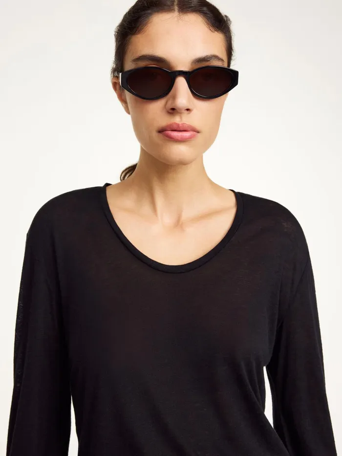 Tops and Blouses Women By Malene Birger Amalou Top Black