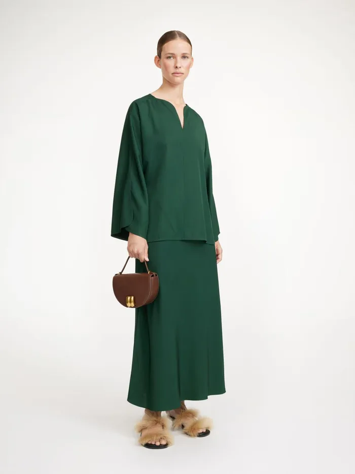 Tops and Blouses Women By Malene Birger Calias TunicStyle Blouse Sycamore
