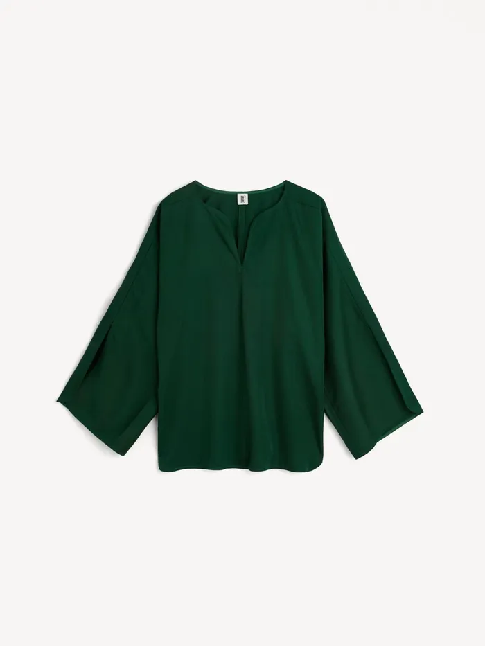 Tops and Blouses Women By Malene Birger Calias TunicStyle Blouse Sycamore