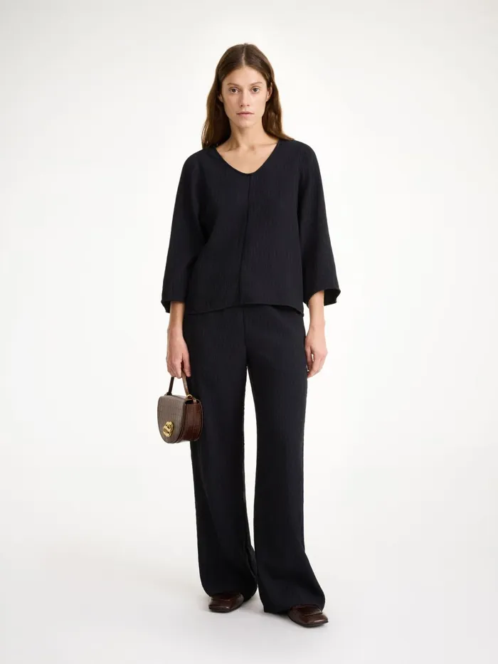Tops and Blouses Women By Malene Birger Calyas Blouse Black